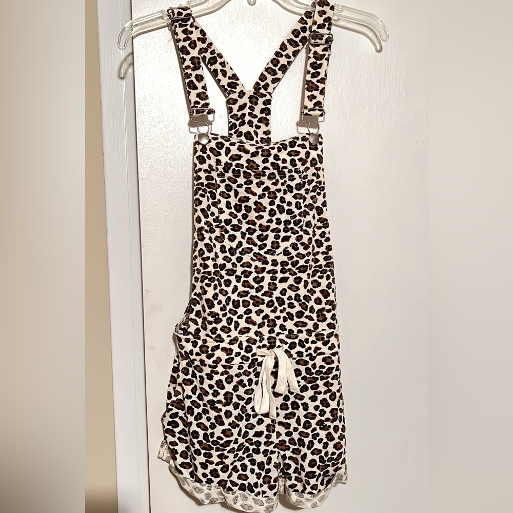 White Crow leopard overalls size XS